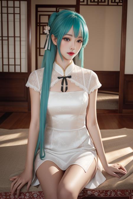 31357-26300001-best quality, masterpiece, real,realistic, photo,photorealistic,looking at viewer,_1girl, beautifly face,miku-shaohuaqipao,indoo.png